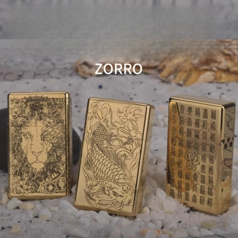 Lighter Insert Zippo - Isqueiro ZORRO Pequeno de Latão 538