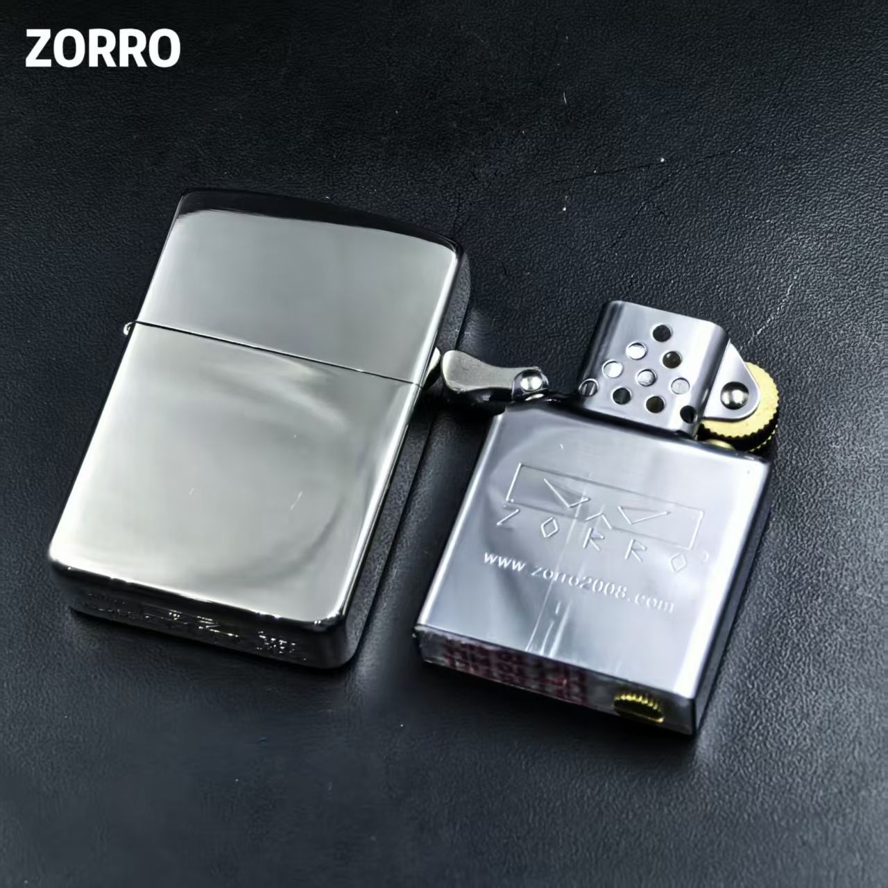 Lighter Insert Zippo - Isqueiro ZORRO novo 910S de Níquel