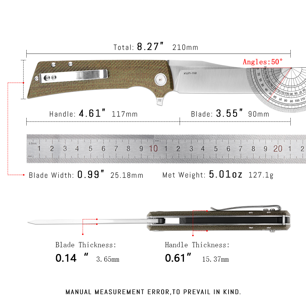 Faca Dobrável Shooziz XUN112 E - Everyday Carry (Edc) Knife avaliação e preço