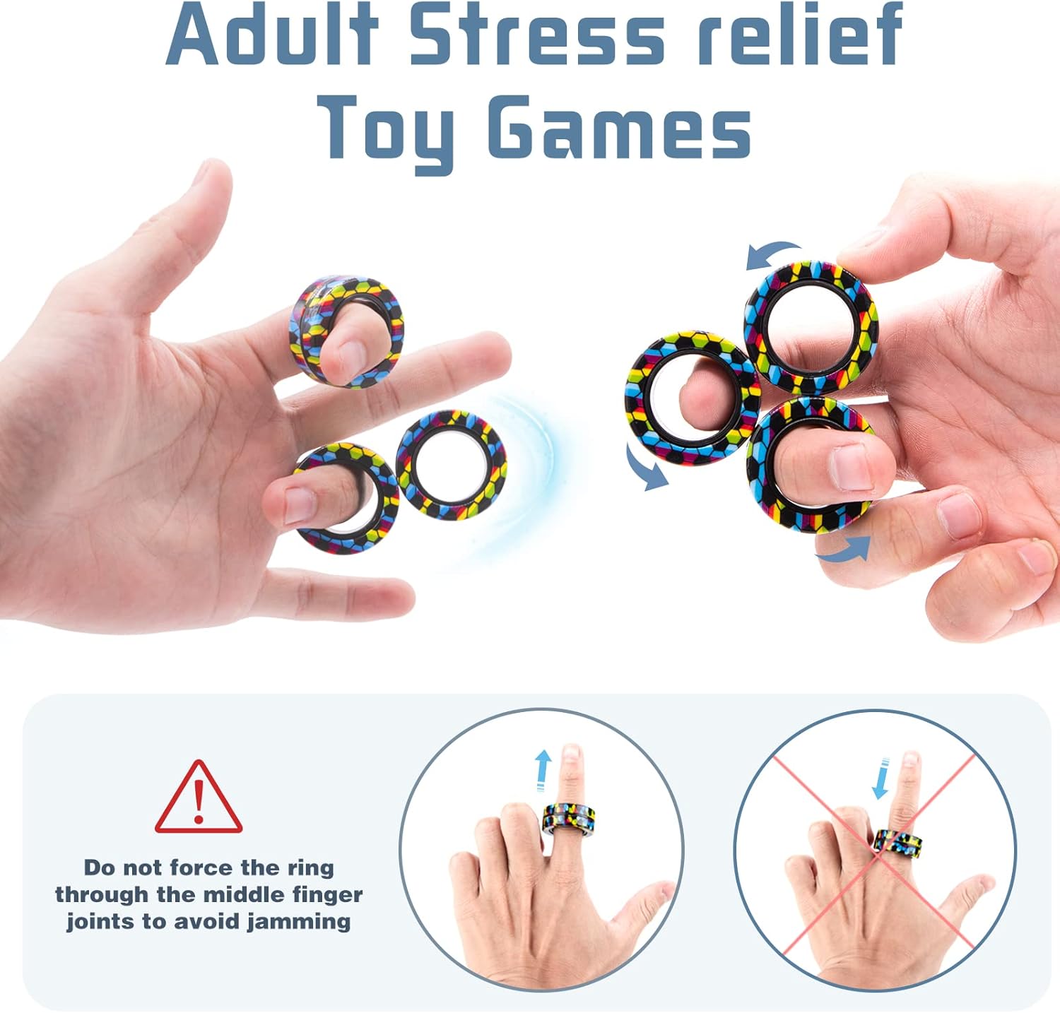 Anéis magnéticos conjunto de b - Fidget Spinner Bearing avaliação e preço
