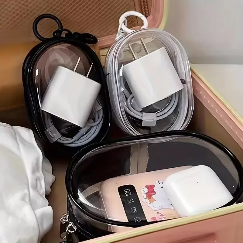 Bolsa de Armazenamento Transpa - Cable Winder Keychain avaliação e preço
