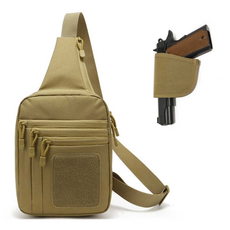 Nova Bolsa Tática de Peito com - Edc Concealed Carry Backpack avaliação e preço