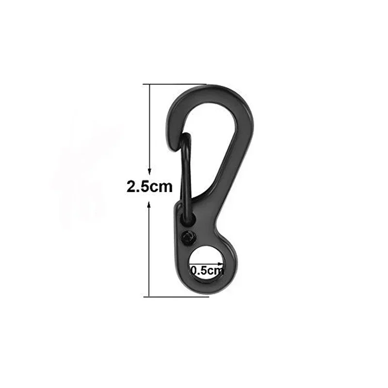 10 Peças/lote Mini Mosquetões  - Edc Carry Kit avaliação e preço
