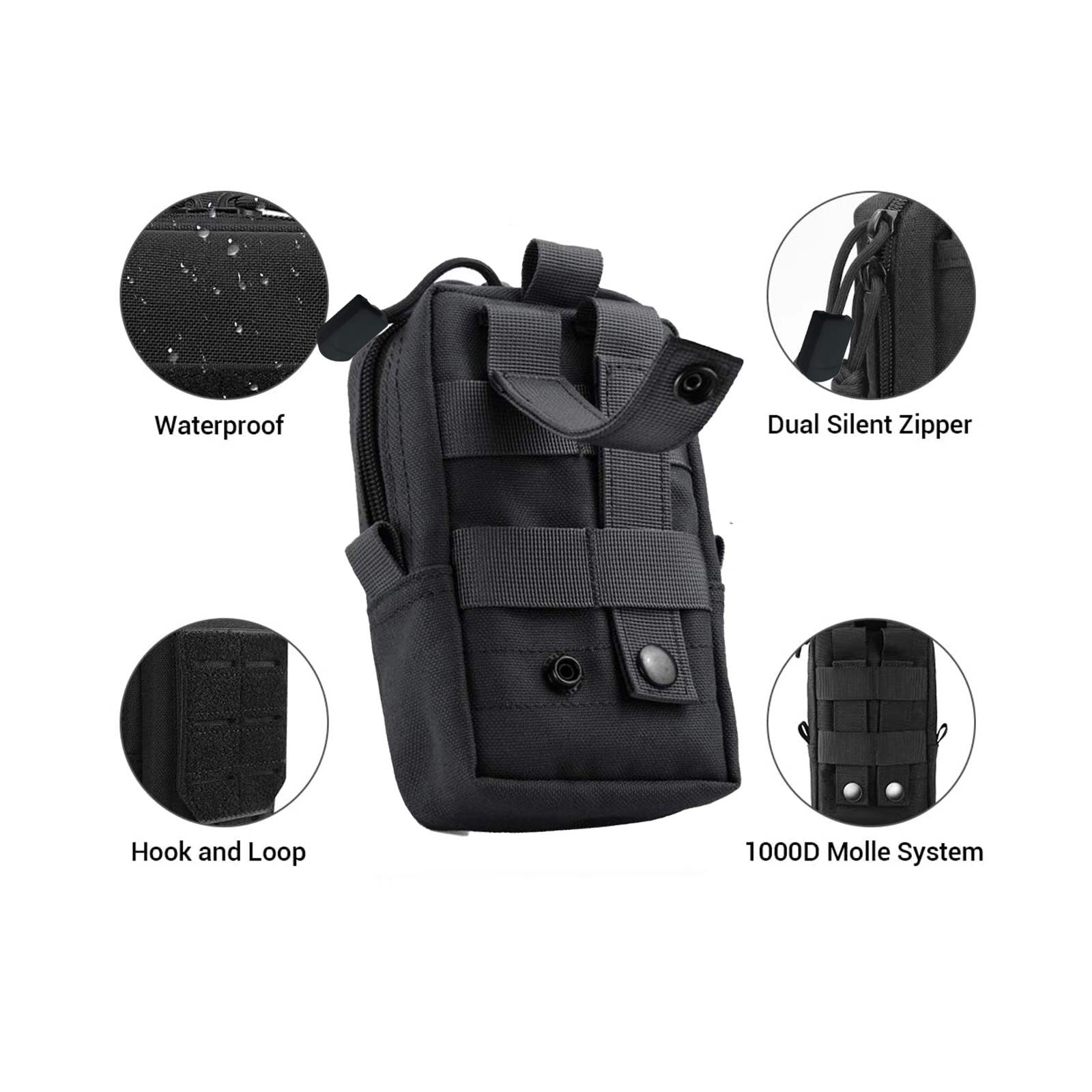 Molle tático bolsa cintura sac - Edc Deep Carry avaliação e preço