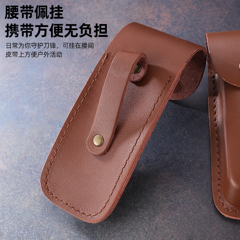 Bainha de faca de couro genuín - Edc Carry Belt Leather avaliação e preço