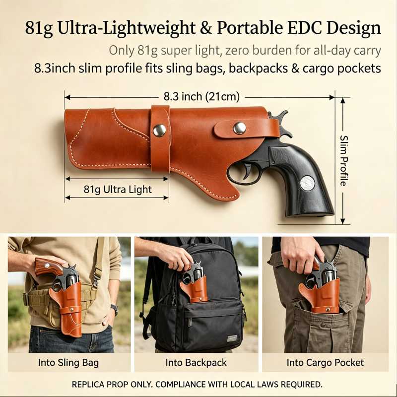 Coldre de Couro Vintage para R - Edc Carry Belt Leather avaliação e preço