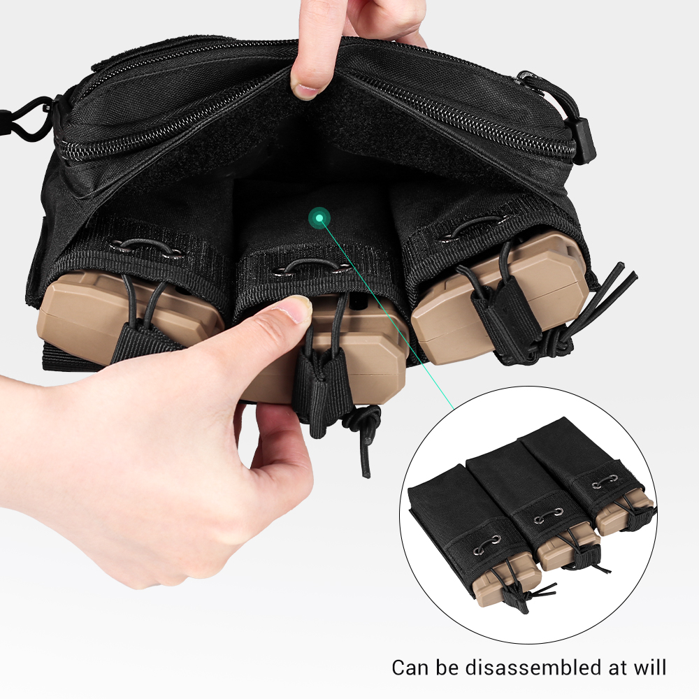 Molle revista bolsa triplo mag - Edc Carry Kit avaliação e preço