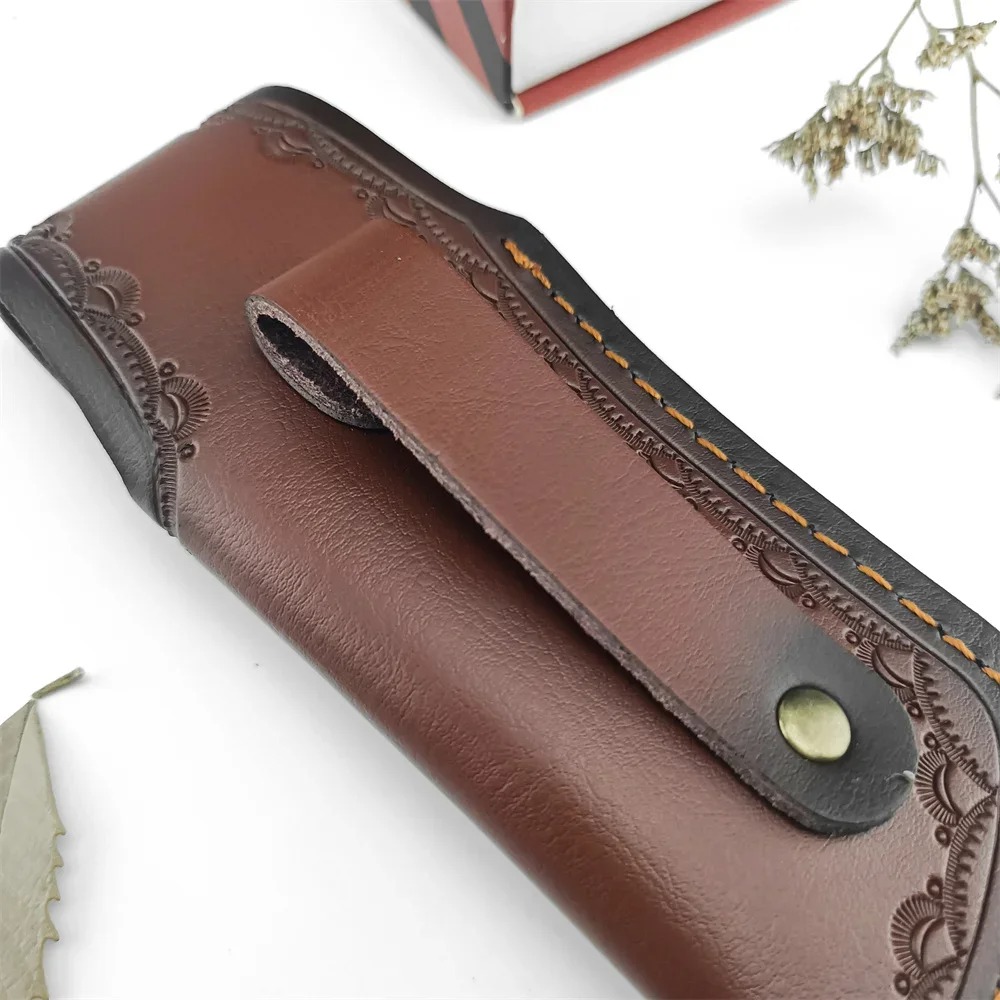 Capa de couro legítimo marrom  - Edc Carry Belt Leather avaliação e preço